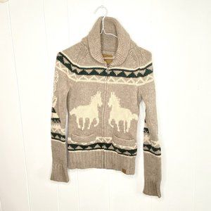Aritzia Wool Zip Up
